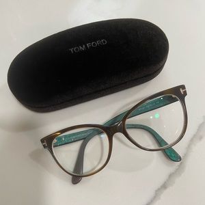 Tom Ford cat eye eyeglasses- black